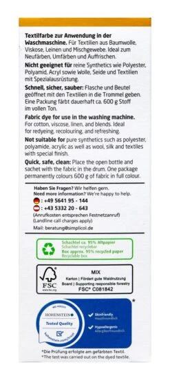 Simplicol Intensiv Senf-Gelb Textilfarbe - 7247 7 Simplicol Intensiv Senf-Gelb Textilfarbe - 7247 -Gartenbedarf Laden Simplicol20Intensiv20Senf Gelb20Textilfarbe 26610 L01