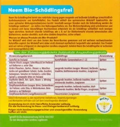 Solabiol Neem Bio-Schädlingsfrei - 30 Ml -Gartenbedarf Laden Solabiol20Neem20Bio20Schaedlingsfrei 34809 H01