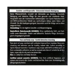 Speick Black Soap Aktivkohle - Reine Pflanzenölseifen - 100 G -Gartenbedarf Laden Speick20Black20Soap20Aktivkohle20 20324 H01