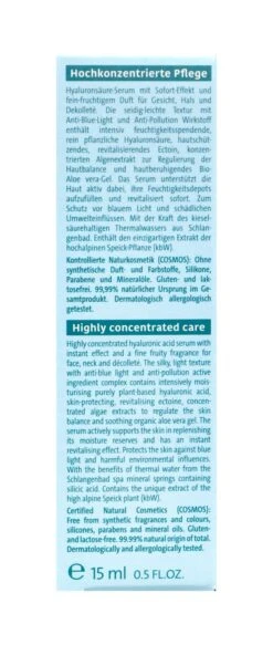 Speick Thermal Sensitiv Hyaluron Serum - 15 Ml -Gartenbedarf Laden Speick20Thermal20Sensitiv20Hyaluron20Serum 24826 L01