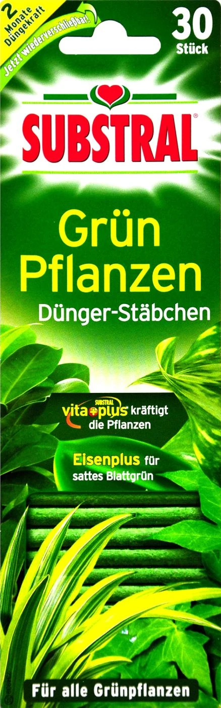 Substral Grünpflanzen Düngerstäbchen - 30 Stück 1 Substral Grünpflanzen Düngerstäbchen - 30 Stück