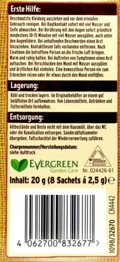 Naturen Bio Zünsler & Raupenfrei XenTari - 20 G 8 Naturen Bio Zünsler & Raupenfrei XenTari - 20 G -Gartenbedarf Laden Substral20Naturen20Zuensler20und20Raupenfrei20XenTari 32501 L01