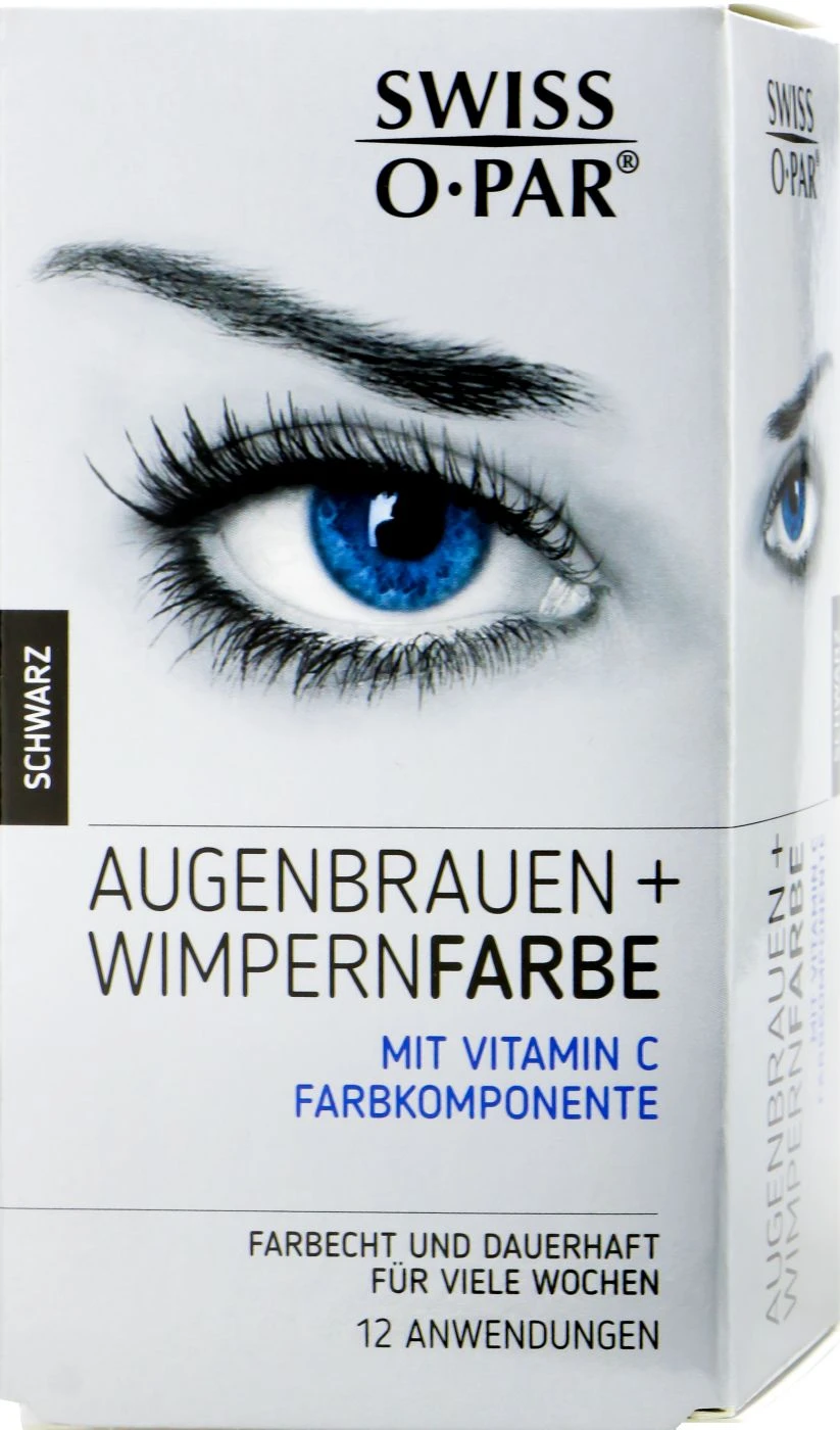 Swiss-o-Par Augenbrauen & Wimpernfarbe - Schwarz 1 Swiss-o-Par Augenbrauen & Wimpernfarbe - Schwarz