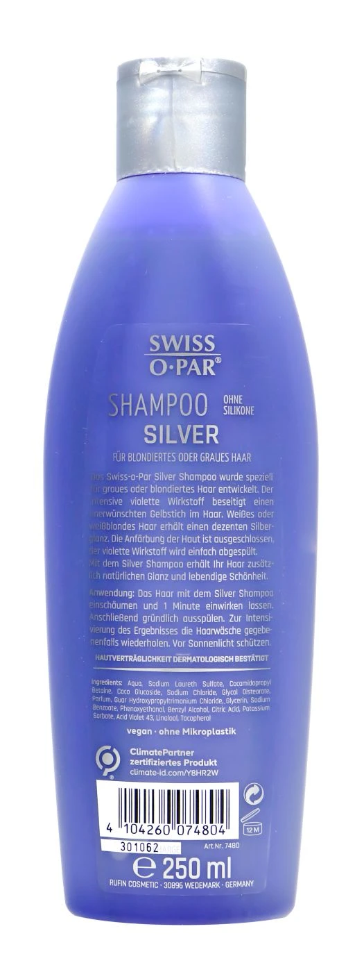 Swiss-o-Par Shampoo Silver - 250 Ml 2 Swiss-o-Par Shampoo Silver - 250 Ml – Bild 2
